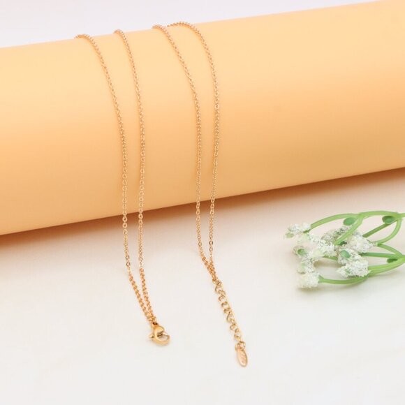 Rose Gold Double Layer Star Charm Necklace – Elegant & Stylish, XPNL0394 - Picture 13 of 13